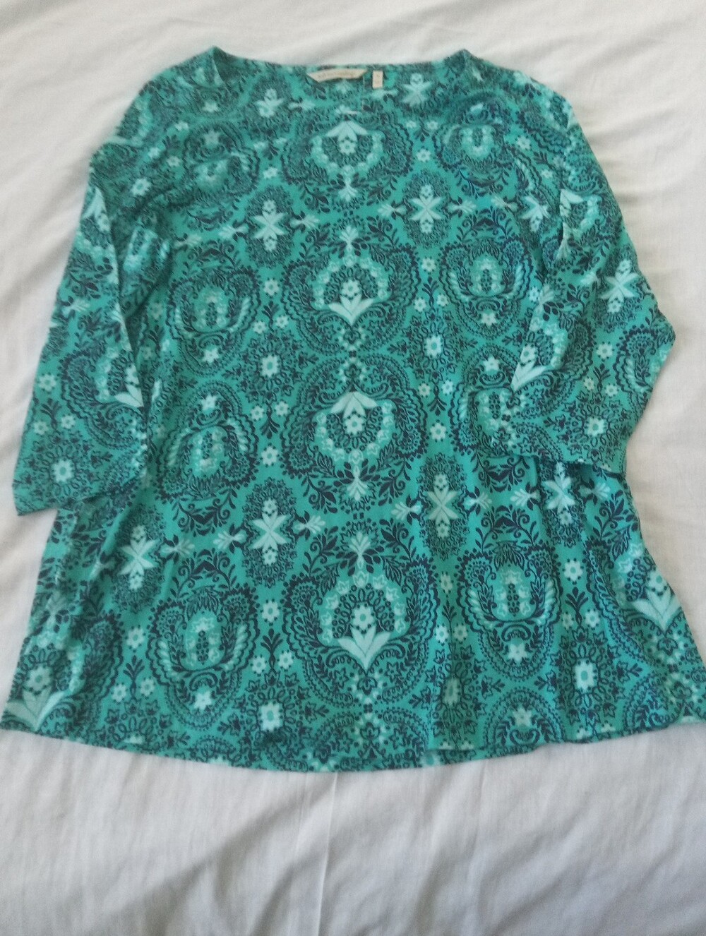 Soft Surroundings Women's Floral Tunic Top M